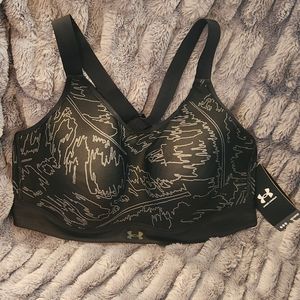 NWT Under Armour Fitted High Support Bra